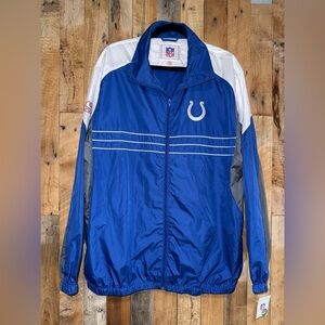 NFL Indianapolis Colts Windbreaker Jacket Vintage